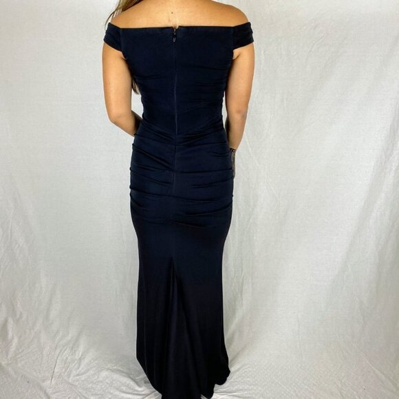 Nicole Miller Black Vive Formal Gown $495 - Picture 5 of 14